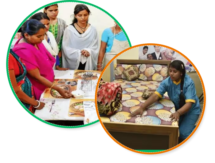 Domestic worker and craft skill training session