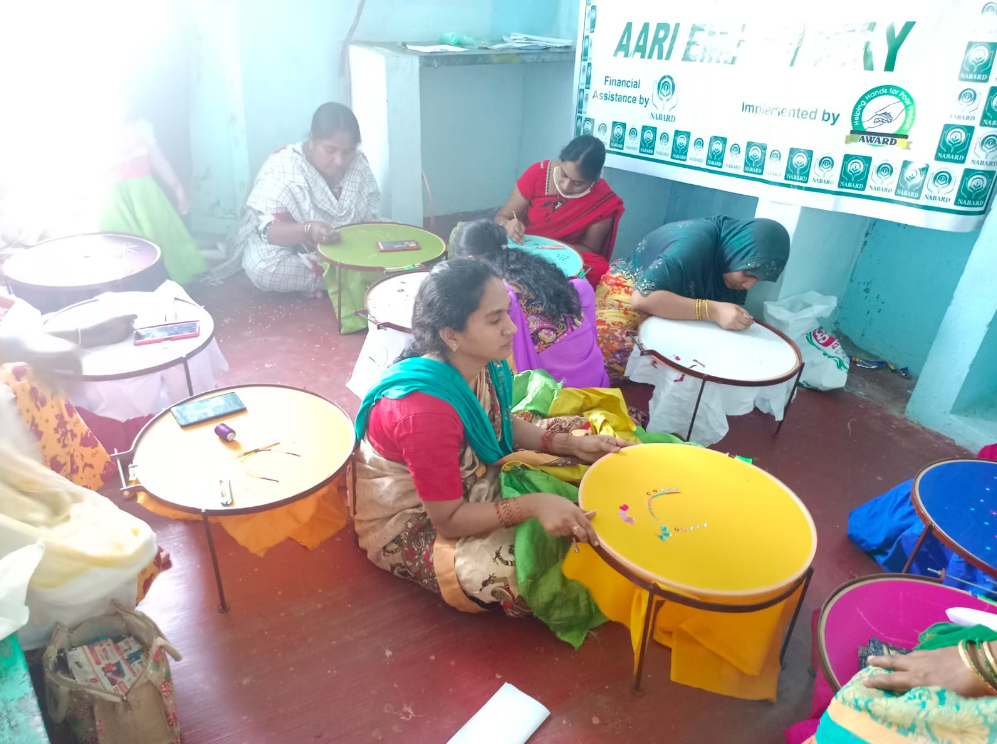 Aari embroidery and surface ornamentation training